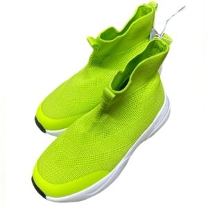 Cat & Jack Children's Ari Pull-on Sneakers, Lime Green, Sizes 8, 10, 12, NWT